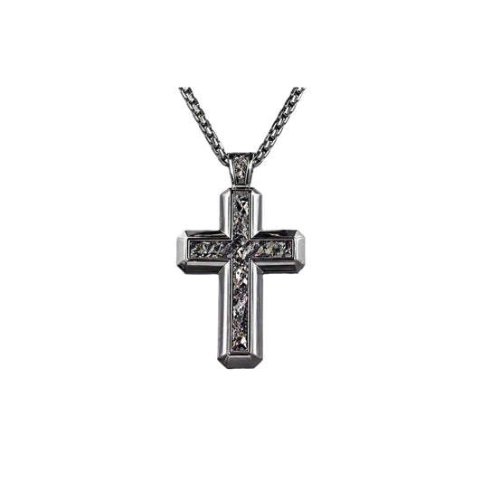 MID CROSS DIAMOND CHARM
